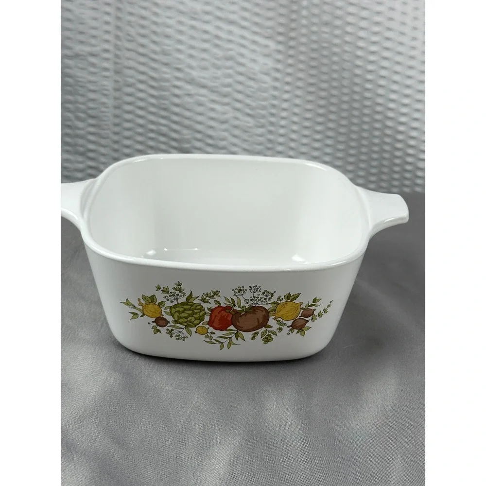 Vintage Corning Ware Spice of Life Mini Casserole Dish P-43-B No Lid‎ 2 3/4 cup